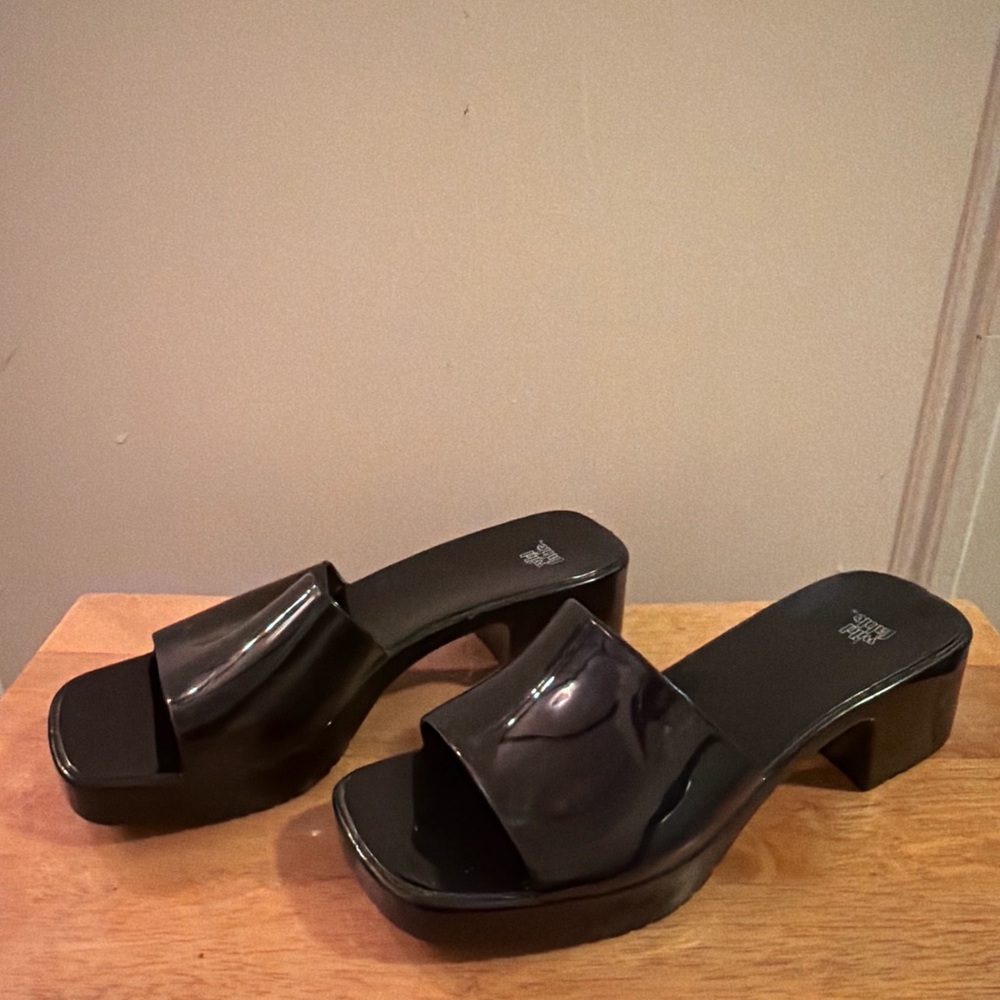 Wild Fable Black Platform Sandals